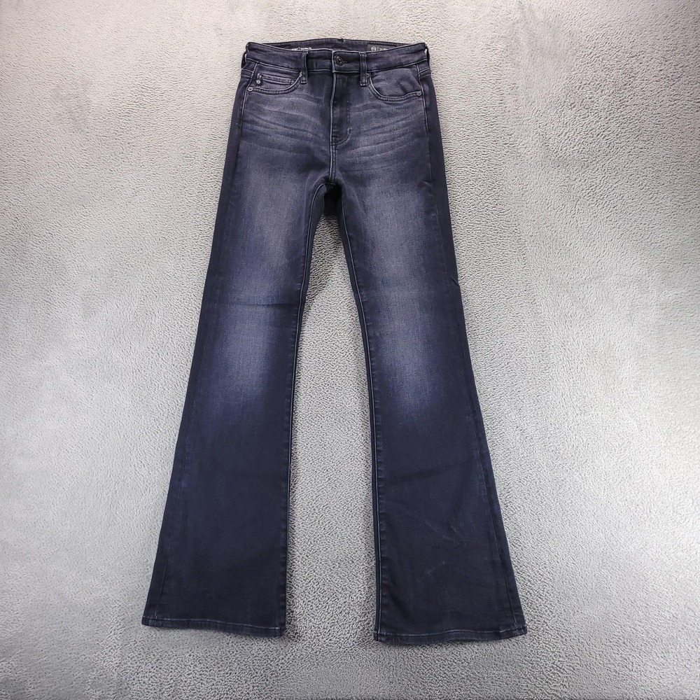 AG Jeans Womens 26 Black Farrah Bootcut Dark Wash Stretch